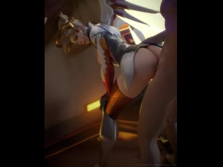 Overwatch mercy by fpsblyck [ sfm nsfw 3d r34 blender hentai porn rule34 ]