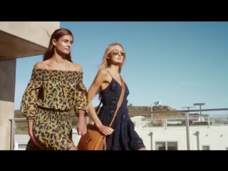 Romee strijd & tpornr hill for michael kors, summer 2017 camapign