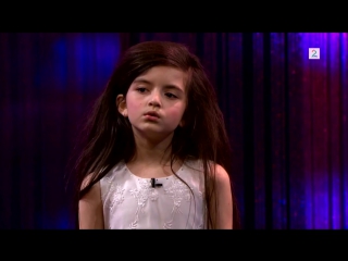 Amazing seven year old sings fly me to the moon (angelina jordan) on senkveld 'the late show'