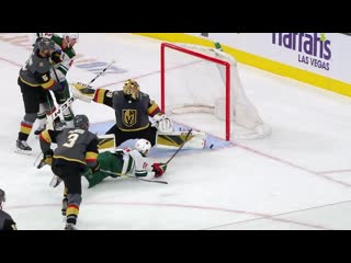 Fleury makes magnificent toe save to rob parise