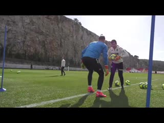 Goalkeeper training mp4