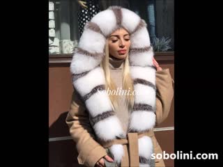 Exclusive park with arctic fox fur with cashmere! park coat! send to any country in the world, in the presence of all sizes! tms