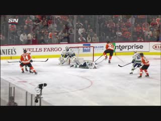 Canucks’ alexander edler stretchered off after landing face first on the ice