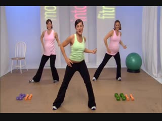 Moms into fitness 3rd trimester cardio and toning