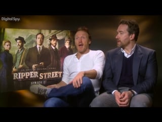 Matthew macfadyen jerome flynn myanna buring adam rothenberg on ripper street season 5