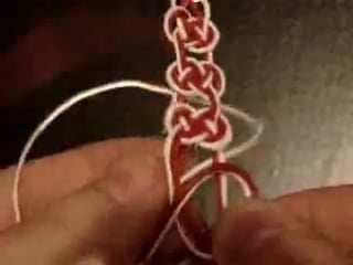 How to tie a pretzel knot for hemp jewelry