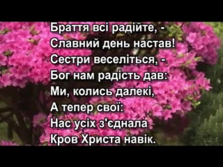 Пісні надії 138 браття всі радійте +