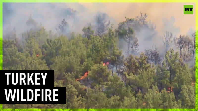 Huge fire grips turkey’s mersin prompting evacuations