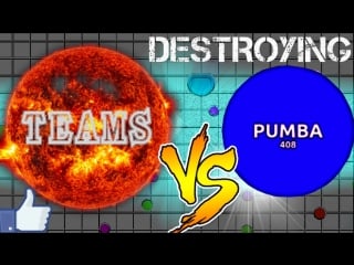 Destroying teams in agario [2] | |