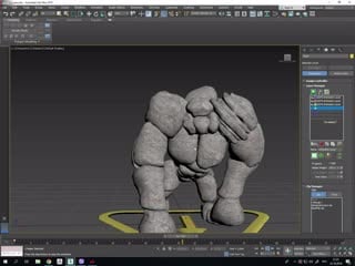 Голем 3d анимация риг