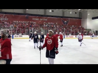 Perfect way to head off to vegas thank you caps fans allcaps stanleycup