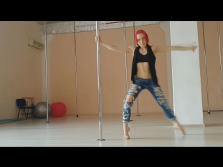 Polina syniachenko pole dance & fitness, pole joke