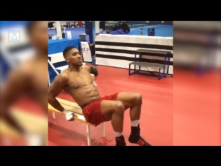Anthony joshua conditioning boxing training muscle madness