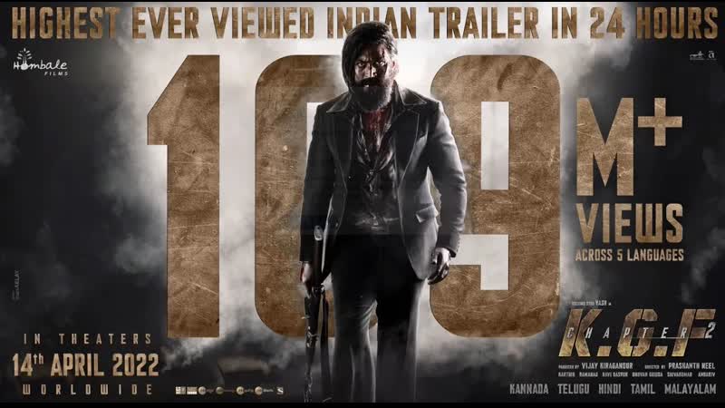 Kgf chapter 2 full hindi dubbed trailer yash sanjay dutt