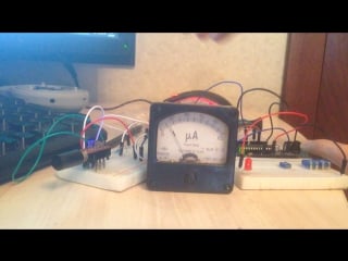 Plutonium gauge on arduino test