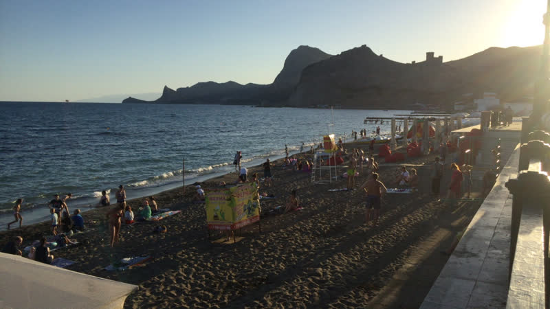 Судак сейчас набережная и пляж