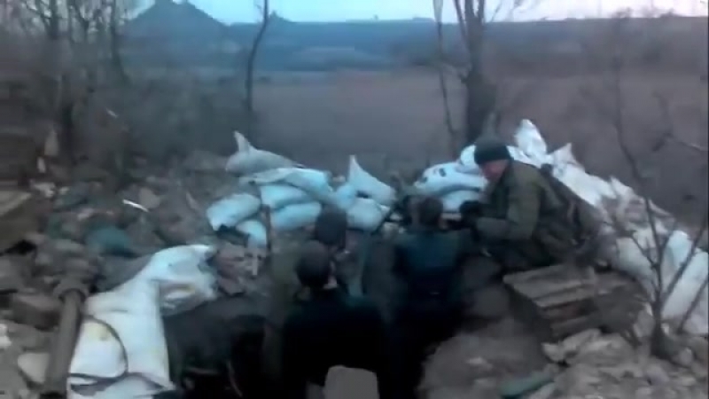 Ополченцы дали пострелять натахе по укропам