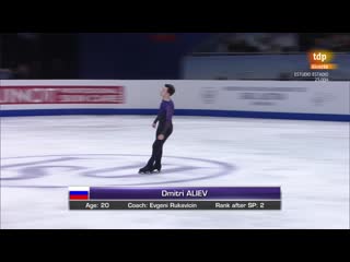 Dmitri aliev rus free skate 2020 european championships