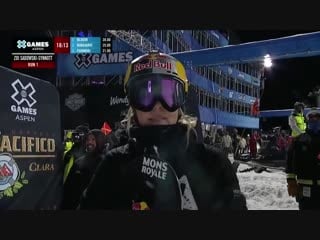 Zoi sadowski wins womens snowboard big air silver x games aspen 2019