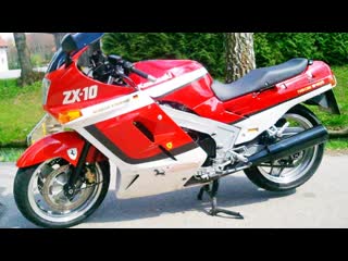 💚 kawasaki zx 10 tomcat самый быстрый мотоцикл в мире (1988 1990) 🚀!