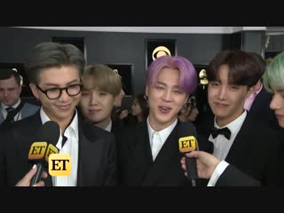 Bts wants to meet lady gaga, travis scott at first ever grammys (exclusive)
