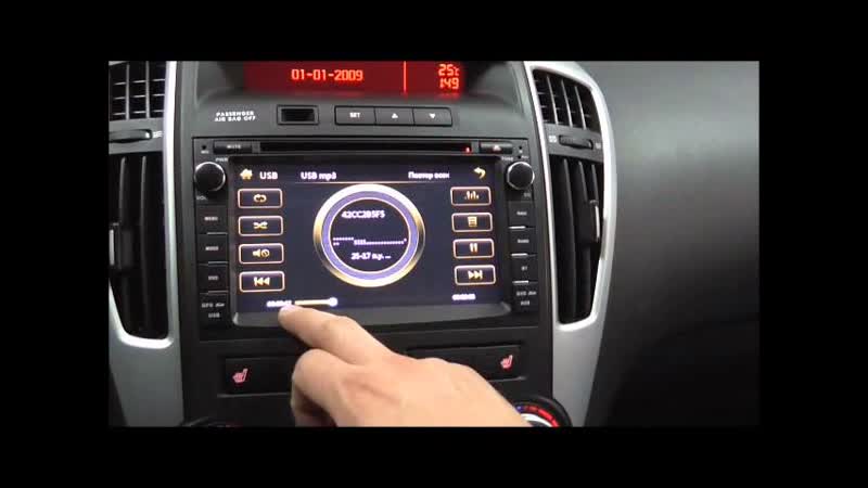 Штатное головное устройство kia ceed redpower 12086