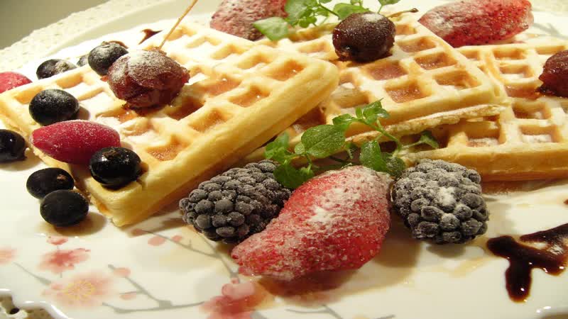 Готовим венские вафли к чаю быстро, усно, красиво