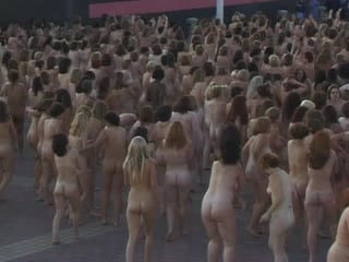 Spencer tunick cleveland june 26 2004