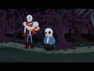 Spooky kabuki undertale parody animation [rus dub]