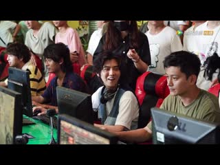 [video] luhan @ web drama "cross fire" bts