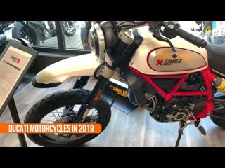 Ducati motorcycle in 2019 monster, supersport, scrambler, diavel and multistrad