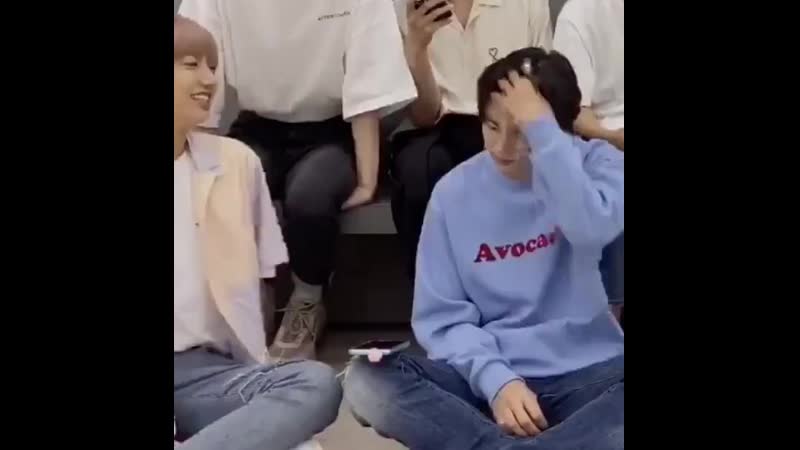 Wonjin is so clingy