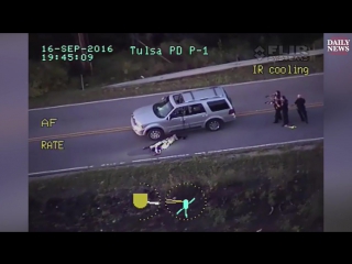 Video shows police shooting unarmed oklahoma man terence crutcher