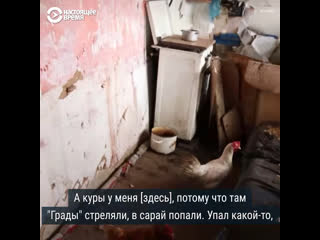 «лезь в погреб, старая сука», – так он мне сказал я говорю убейте меня, но я не полезу!»