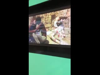 Gucci mémoire d'une odeur video ad playing at a store