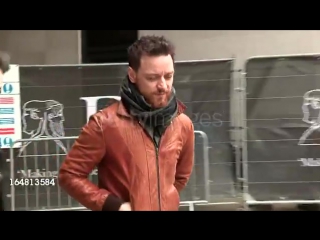 James mcavoy is leaving bbc radio1 (march 25, 2013 in london)