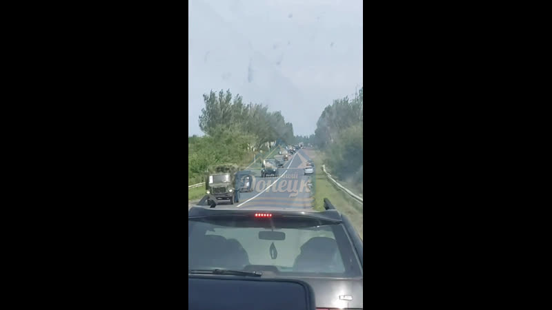 Колонна военной техники