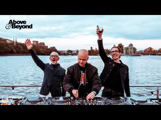 Above & beyond live @ abgt 350 deep warm up set, vltava river prague