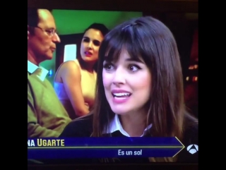 Adriana ugarte hablando de #elsistemasolar en el hormiguero