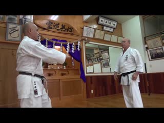 Shinjo sensei's kumite | uechi ryu kiyohide shinjo | 新城清秀先生| okinawa karate