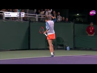 2017 miami open day 7 ¦ shot of the day ¦ simona halep