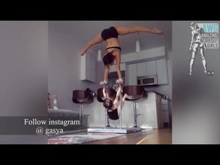 Sls real life supermom! start learning handstands gaukhar akhmetova