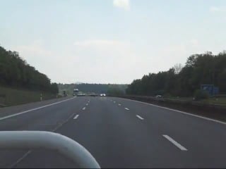 Lamborghini lm002 ride, revs and highspeed on german autobahn,