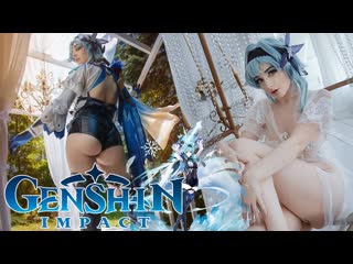 Eula lawrence sexy cosplay music video genshin impact