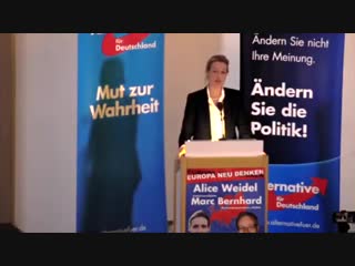 Phänomenale rede von dr alice weidel afd in in karlsruhe