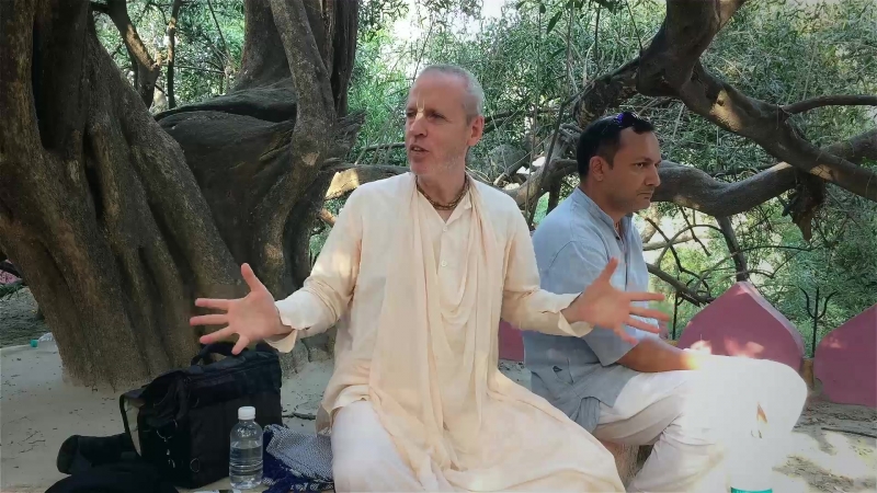 The spiritual radiation | kadam kandi, vrindavan parikrama