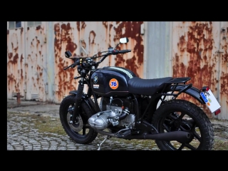 Bmw r80 rt scrambler with r100 powerkit cafe racer custom