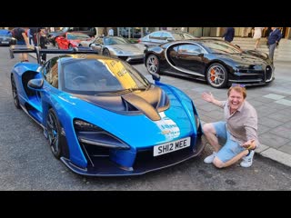 Hunting hypercars with my mclaren senna! | london car spotting