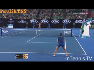 Ana ivanovic vs anastasija sevastova highlights ᴴᴰ australia