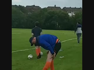 Разминка в любительском футболе